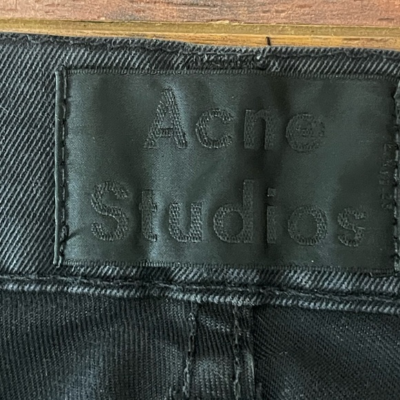 Acne Studios all black chino pants size 32” x 28” - Picture 3 of 8